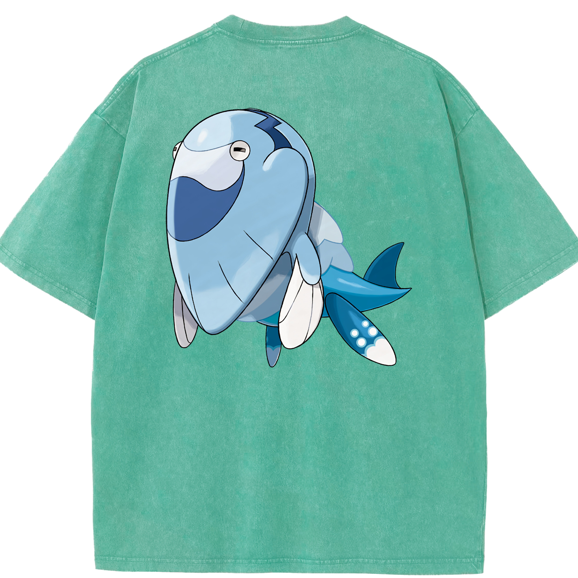 （画像用） ポケットモンスター Pokémon 綿100% ヴィンテージ風 半袖Tシャツ（背面プリント）